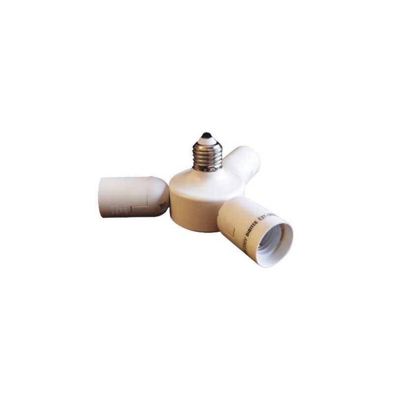 Dreifach E27 Thermoplast-Lampenfassung fuer Lampen