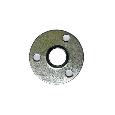 Pletina plana de 30mm con cuerpo interior roscado 10/100