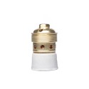 E40 Lampenfassung aus Metall und Porzellan, Groesse Goliat