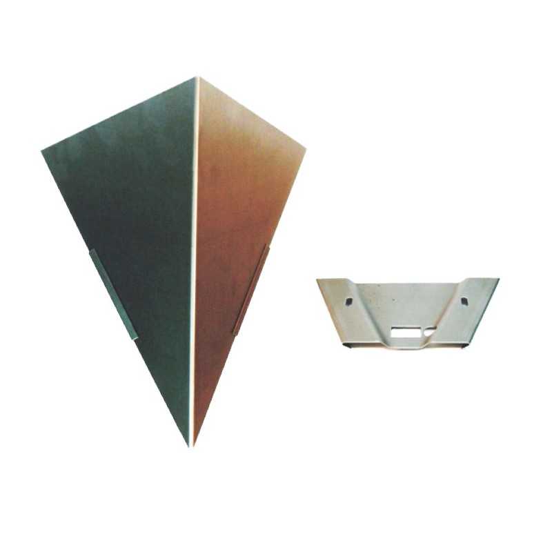 Soporte aplique hierro bruto para pintar 260mm x 170mm