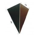 Soporte aplique hierro bruto para pintar 260mm x 170mm