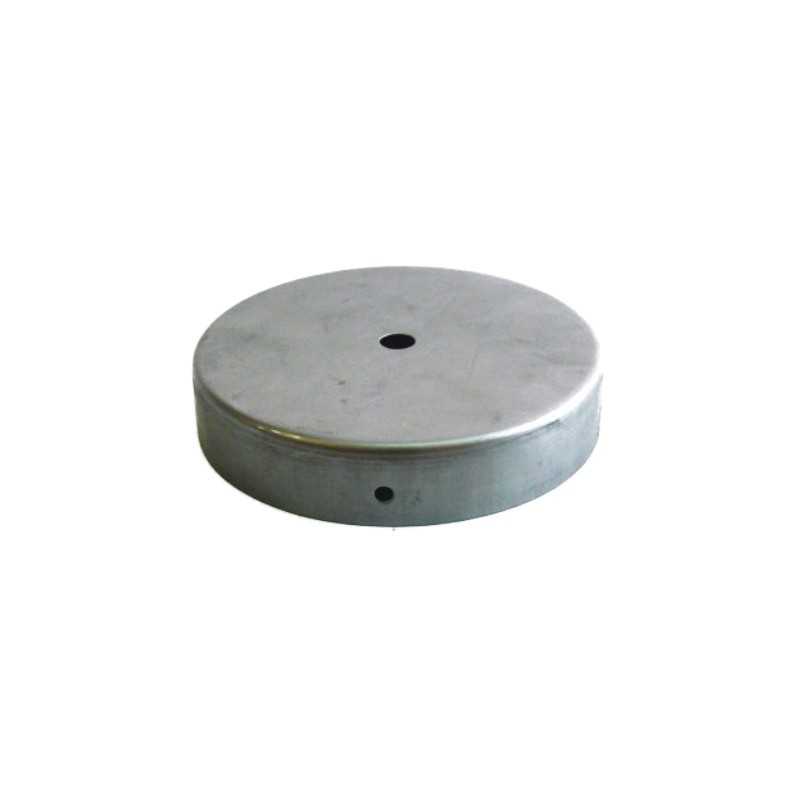 Soporte de hierro 120mm diámetro x 25mm y una salida