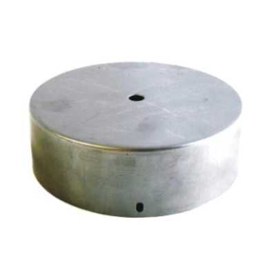 Soporte de metal hierro bruto redondo de 140mm diámetro