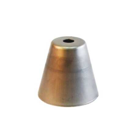 Eisen-Schirm als Leuchtmittelabdeckung 54mm x 57mm Durchmesser