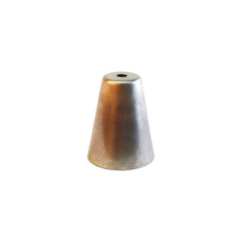 Eisen-Schirm als Leuchtmittelabdeckung 83mm x 68mm Durchmesser