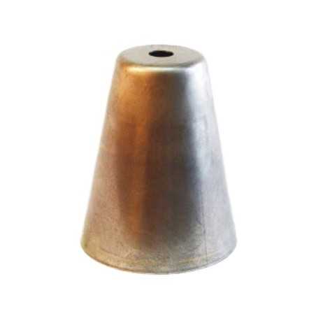 Eisen-Schirm als Leuchtmittelabdeckung 83mm x 68mm Durchmesser