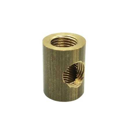 Repartidor de latón de tres salidas 20mm alto x 15mm ancho