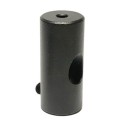 Sujeta cables metálico negro para techo alta resistencia