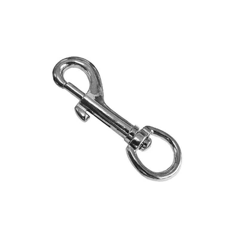 Karabiner mit Clip und Verstellgelenk fuer Lampen 16 x 75mm 5/8"