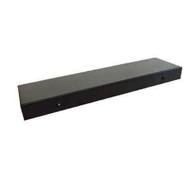 Soporte de metal color negro 300mm largo x 80mm ancho