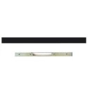 Soporte de metal color negro 1000mm largo x 35mm ancho