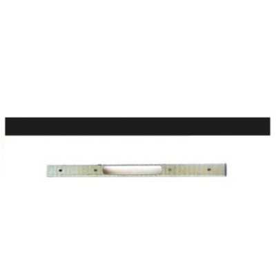 Soporte de metal color negro 1000mm largo x 35mm ancho