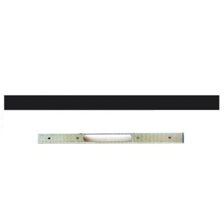 Soporte de metal color negro 1000mm largo x 35mm ancho