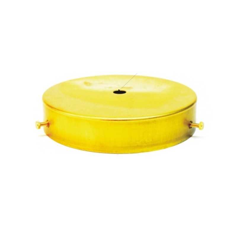 Glashalter aus Messing 117mm x 22mm mit Schrauben