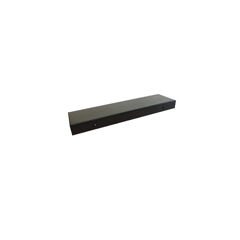 Soporte de metal color negro 600mm largo x 50mm ancho