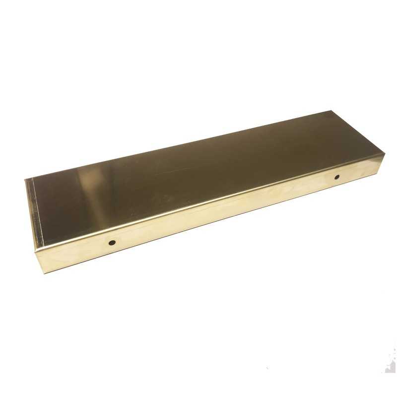 Regleta soporte techo de latón de 440mm x 22mm x 16mm