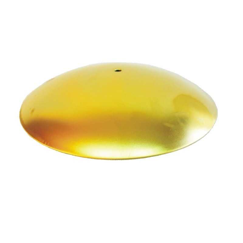 Tapa cóncava palmatoria de latón de 100mm de diámetro