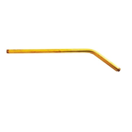 Brazo de latón con extremos roscados de 215mm x 80mm