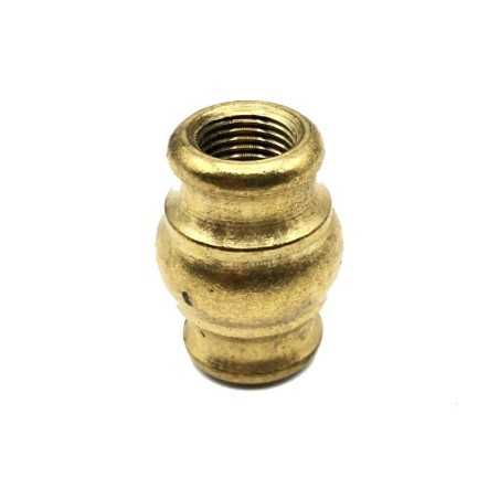 Cilindro de latón roscado 20mm diámetro x 27mm alto