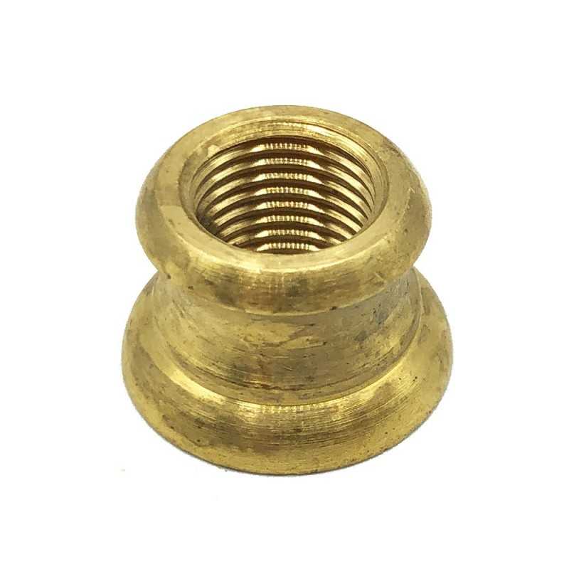 Cilindro de latón roscado 16mm diámetro x 11mm alto