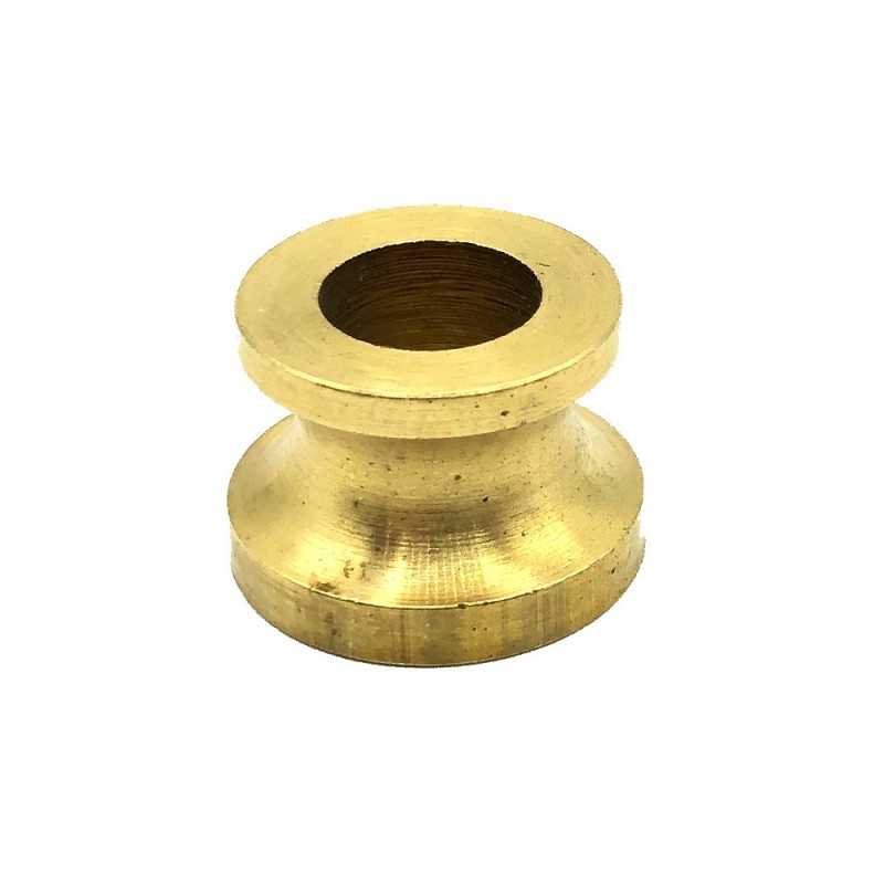 Pasante cilindro de latón de 20mm diámetro x 14mm alto