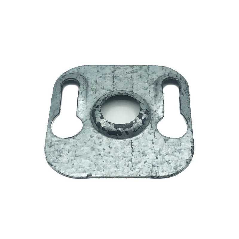 Placa de metal con aberturas de sujeción 40mm de arista