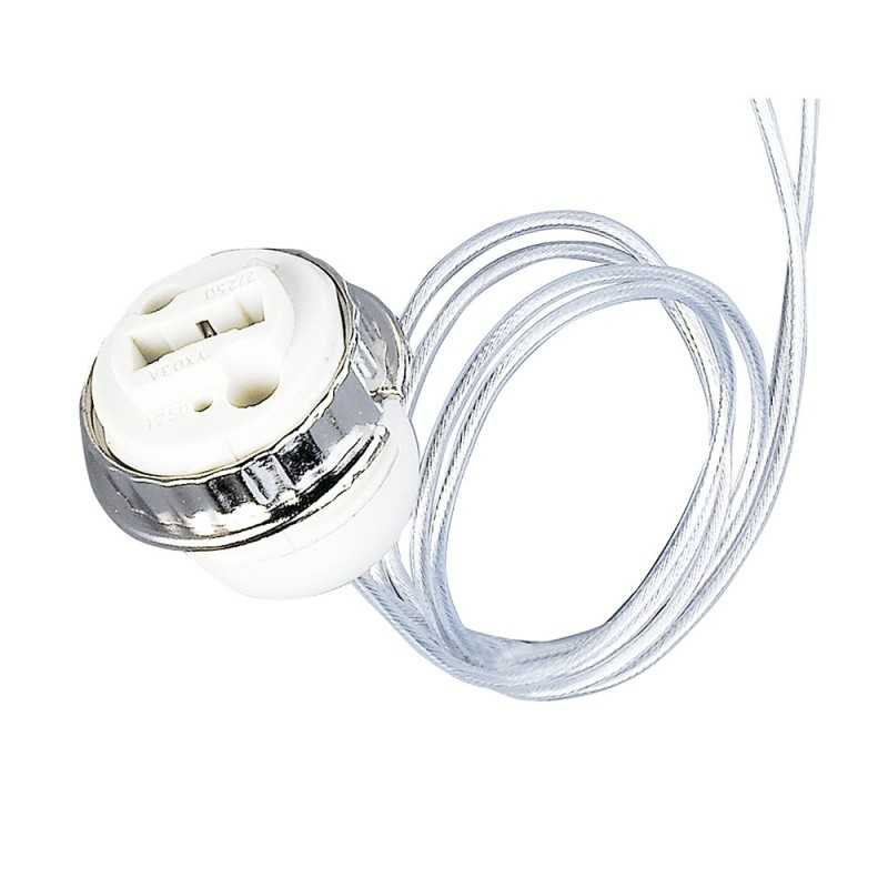 G9 Lampenfassung aus Thermoplast 20mm mit Anschlusskabel