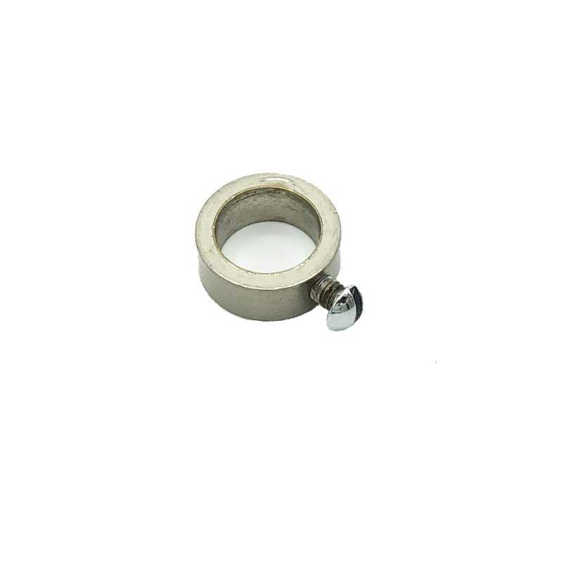 Prensatubos de metal en acero mate para tijas de 10mm