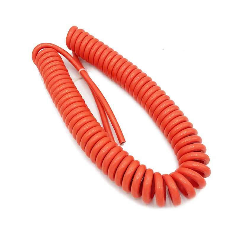 Conexión rizada abierta color naranja sección 3 x 1mm 5mts