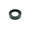 Enclavaje pasante para tubo metal de 12mm diámetro negro