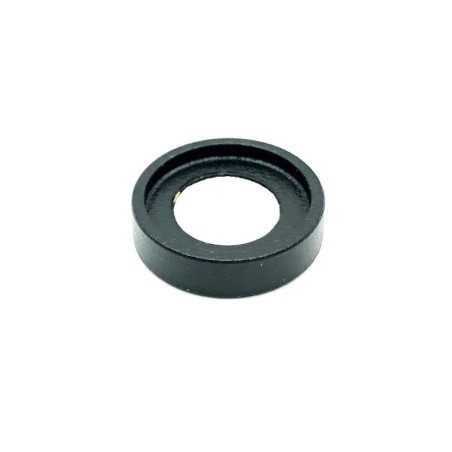 Enclavaje pasante para tubo metal de 12mm diámetro negro