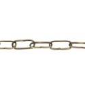 Metallkette Lederoptik mit 45mm Gliedern fuer schwere Lampen