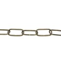 Gravierte Ledergliederkette 45mm fuer schwere Lampen