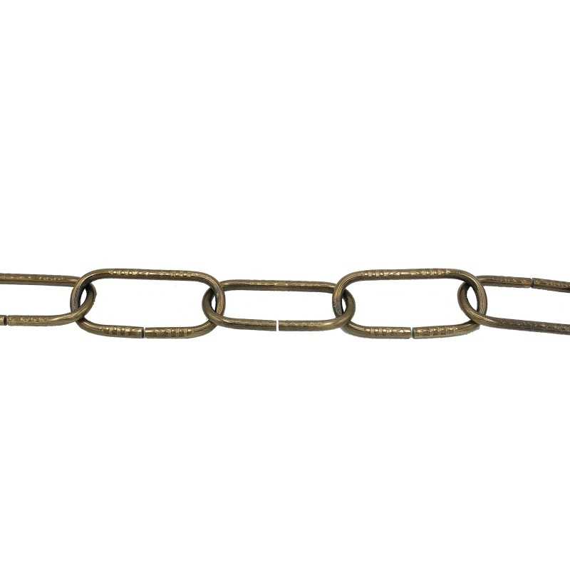 Gravierte Ledergliederkette 45mm fuer schwere Lampen
