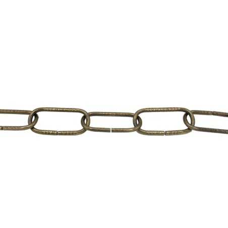 Gravierte Ledergliederkette 45mm fuer schwere Lampen