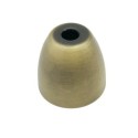 Dekorative Metallhuelse fuer E27 mit Ringen, 40mm hoch