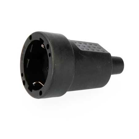 Base hembra de goma color negro para interior o exterior