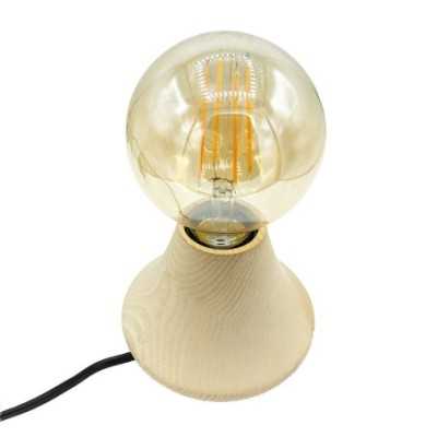 Holzbasis zur Herstellung einer Tischlampe 120mm
