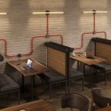 Tubo semiflexible naranja flúor para instalaciones de luz