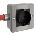 Tubo semiflexible jaspeado para instalaciones de luz