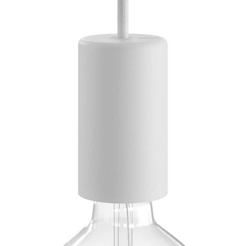E27 Silikon-Lampenfassungsset fuer Aussenbereich, gerade, IP65, verschiedene Farben