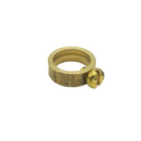 Messingfarbener Metall-Gewindestift mit Schraube fuer 10mm Rohr