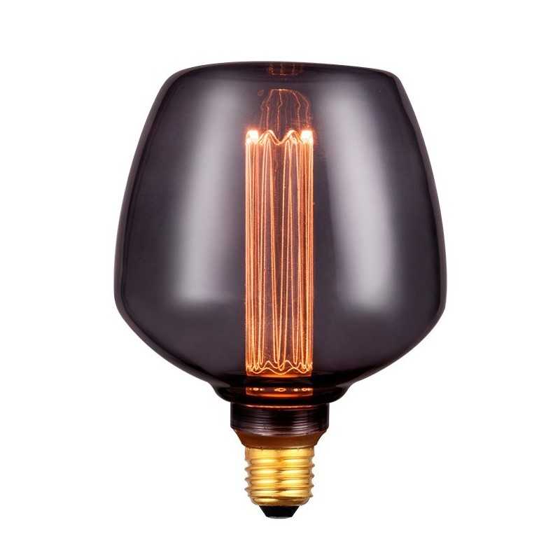 Bombilla LED ahumada 4W 1800K E27 163mm x 123mm