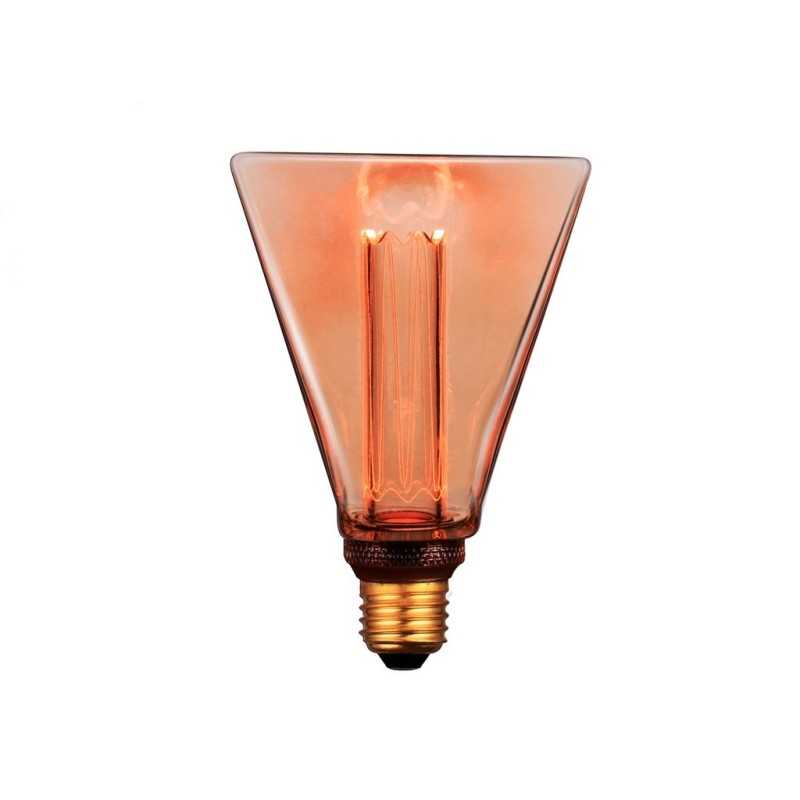 Bombilla decorativa LED trapecio 4W 160mm rosca E27