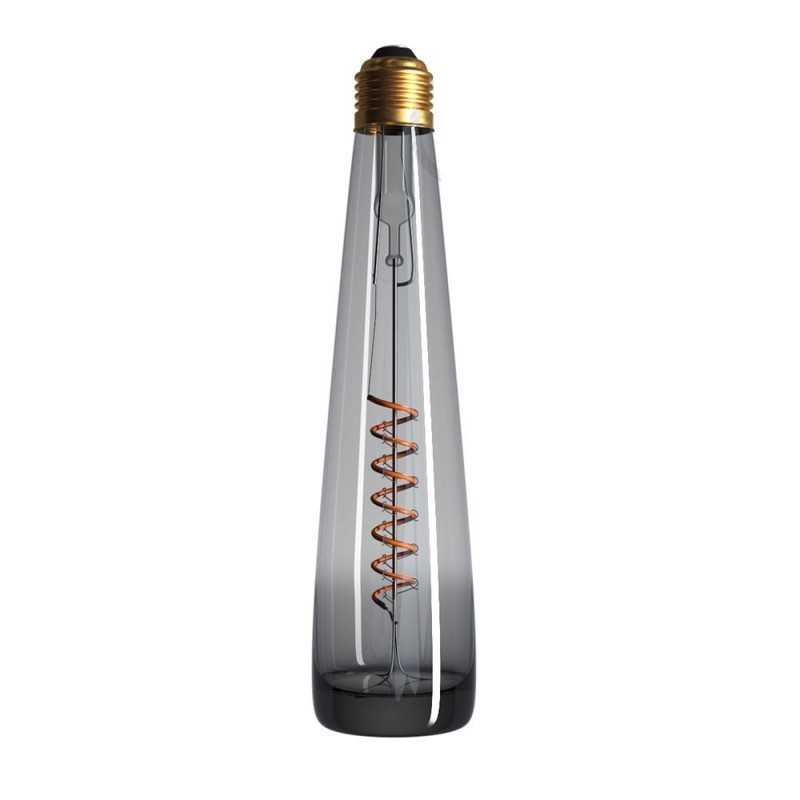 Bombilla LED botella cristal ahumado 8W regulable 2200K