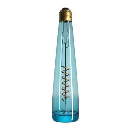 Bombilla LED botella cristal azulón 8W regulable 2200K