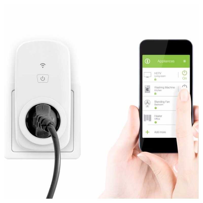 Intelligenter Stecker mit Steuerung ueber das Handy