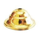 Soporte metal oro brillo 90mm diámetro clásico