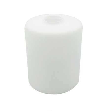 Zylinder aus mattem Weissglas fuer Lampen 100mm x 120mm Hoehe