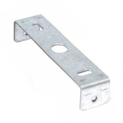Soporte metal negro para pulsador interruptor 80mm
